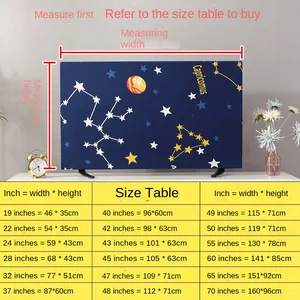 TV -Poeira -Test Cover Cover Handtuch 43 Zoll 55 Zoll 50 Zoll 65 Home Hawn LCD TV Universal 10 Hauptverkaufs -TV -Cover - №7