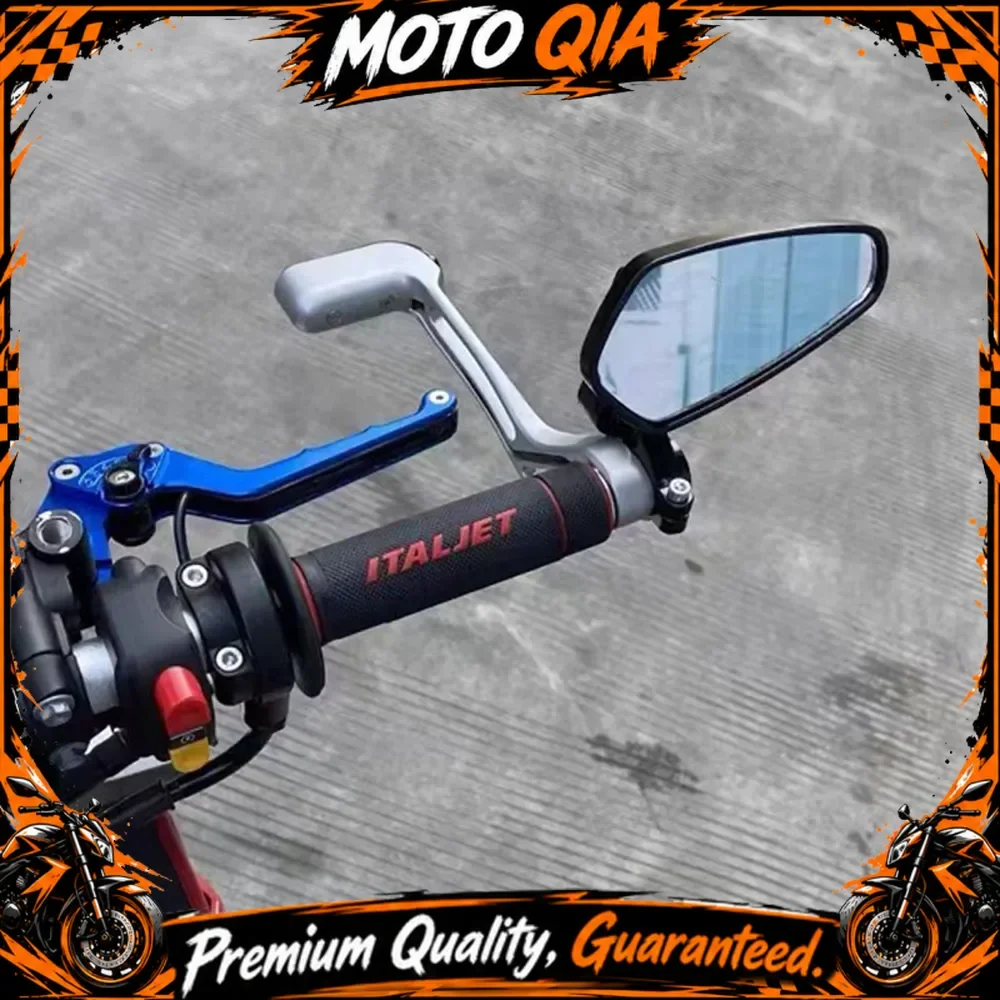 For Italjet Dragster Rear View Mirror Rear Mirror Aluminum Alloy Adjustable Mirror Fit Italjet Dragster 200 / 250i / 125 / 400