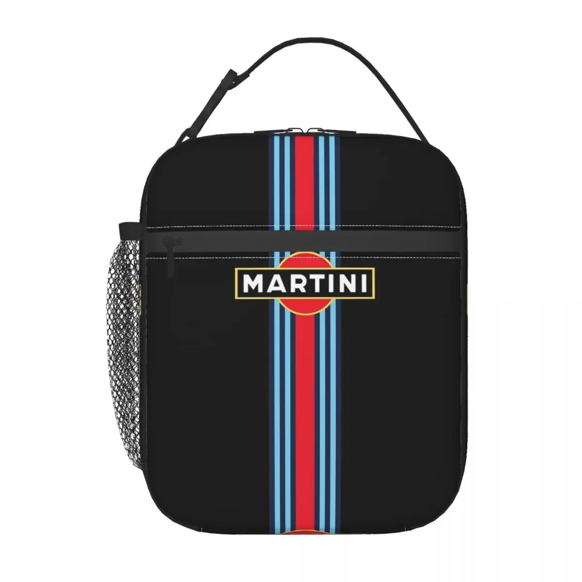 Martinis Race Sportscar Motor Racing Insulated Lunch Bag for Women Kids Portable Food Boxes Thermal Lunch Box Tote