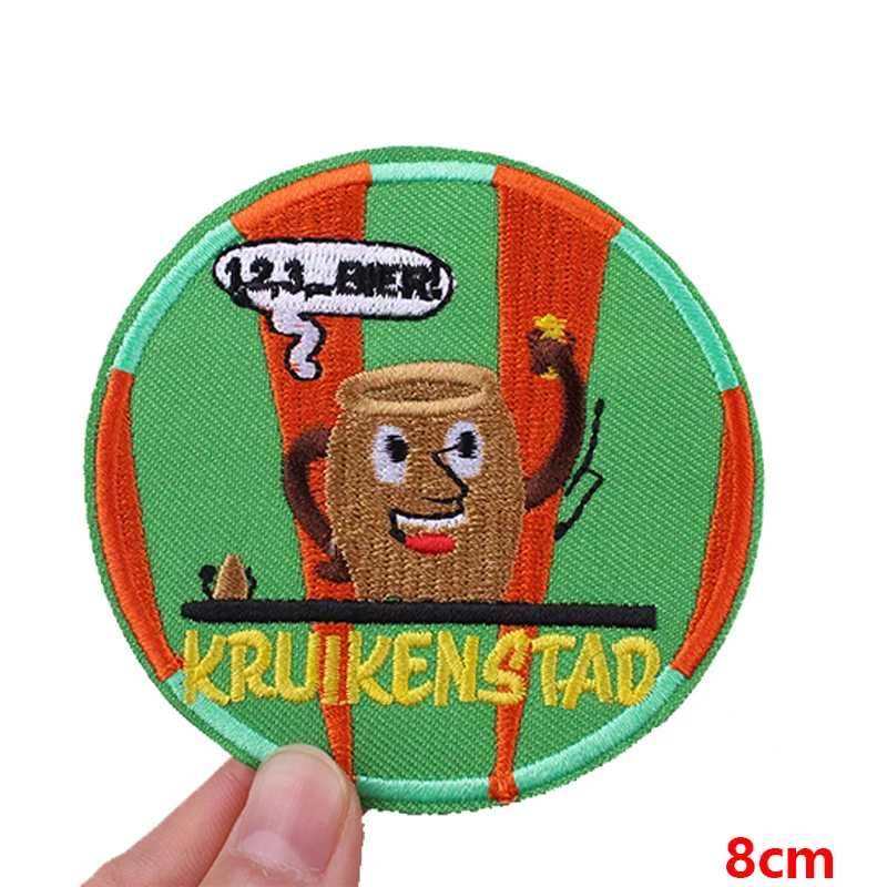 2024 Nieuwe Nederland Borduurpatch Kruikenstad Embleem Carnaval Applique Ijzeren Patches Voor Kleding Sticker 013 Feest Embleem