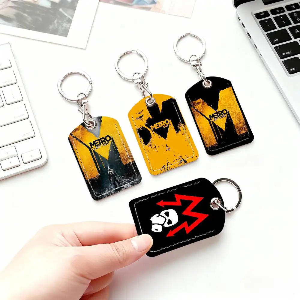 Videospiel-M-Metro 2033 Kartenhalter, geeignet für Studenten, Bus, U-Bahn, Bank, Fitnessstudio und Schlüsselanhänger, Verlustvermeidung