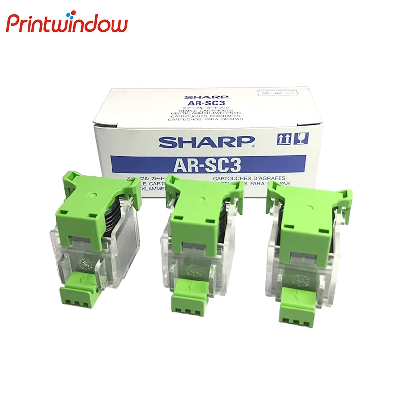 

AR-SC3 Original Staple Cartridge for Shapr MX-M550 MX-M620 MX-M623 MX-M700 MX-M753 MX-RB11 1 Box of 3