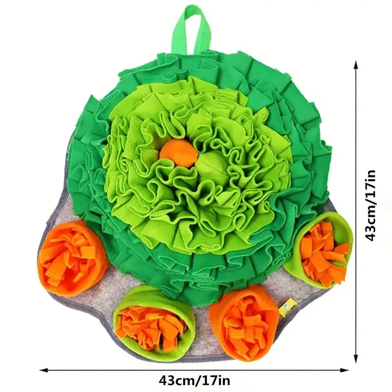 Pet Dog Snuffle Mat Nose Smell Training Sniffing Pad Dog Puzzle Toy Slow Feeding Bowl Food Dispenser Treats Pad Washable Dog toy