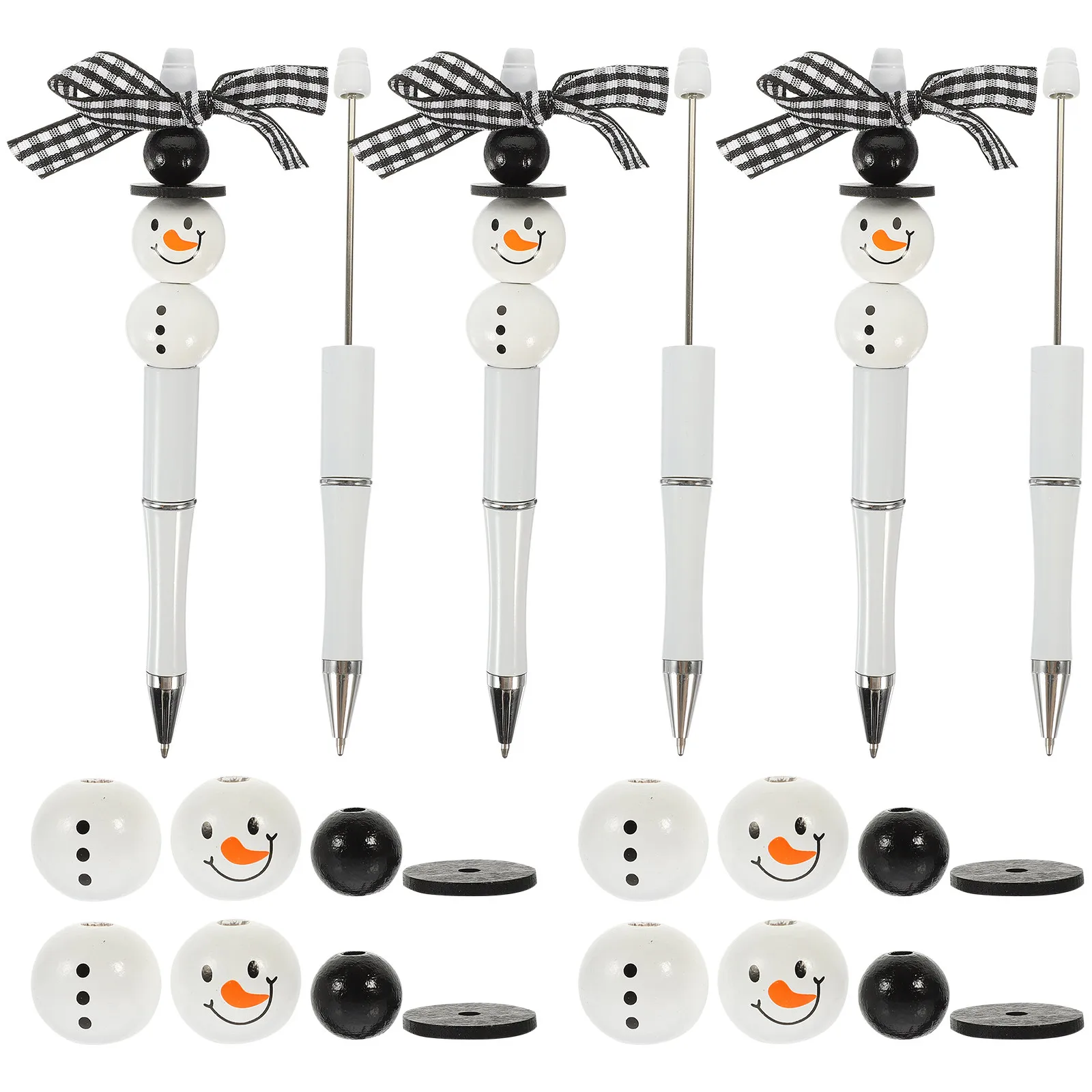 1Set Household Pen Multi-Function Ballpoint Pen Ergonomic Portable Wood Polyester Craft Writing Office School Gift
