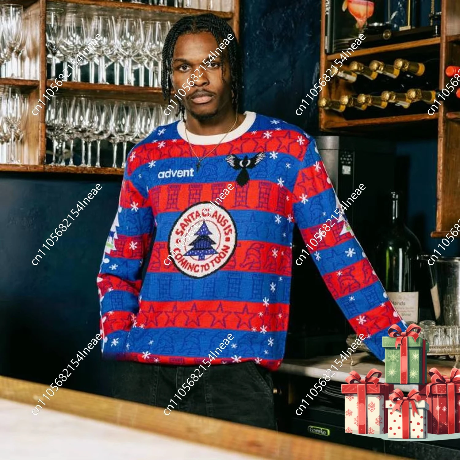 وصل جديد CFS قادم إلى تون لكرة القدم جيرسي في الهواء الطلق 24_25 ثلاثية الأبعاد مطبوعة الرياضة كم طويل تي شيرت عيد ميلاد سعيد بلايز رجالي