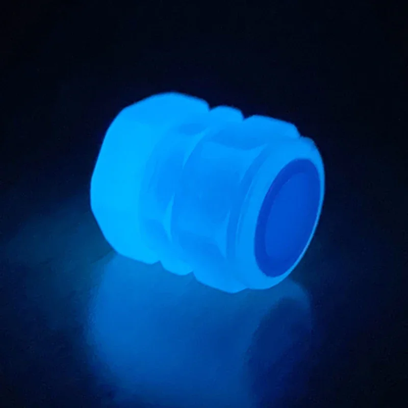 Car Luminous Tire Valve Caps Fluorescent Green Blue Night Glowing Moto Bicycle Bike Wheel Tyre Hub Valve Stem Caps 4/8/16/20pcs