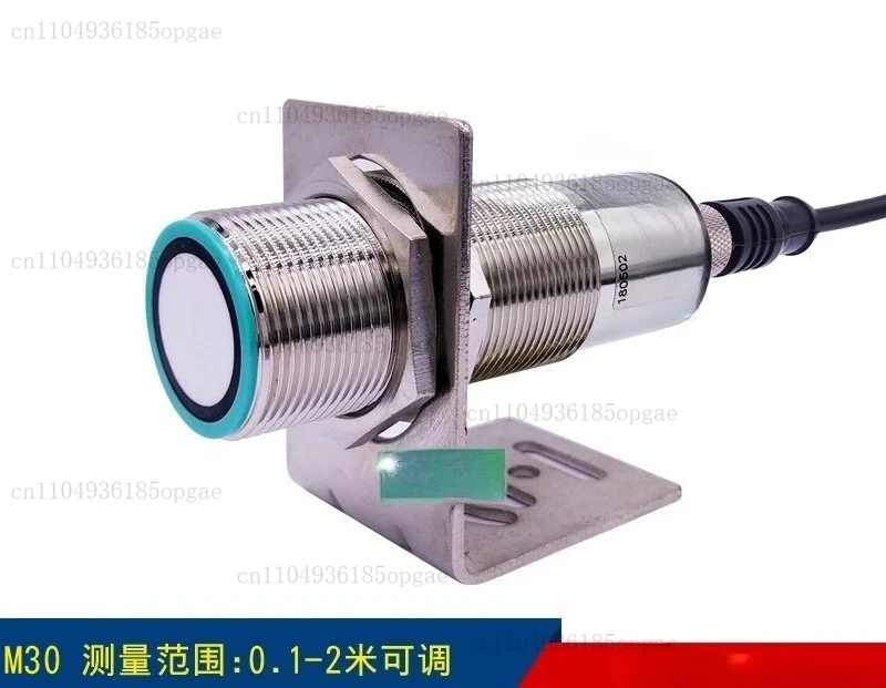 Ultrasonic Displacement Ranging Sensor Analog Voltage and Current Output Close To The Switch Within 2 Meters Adjustable
