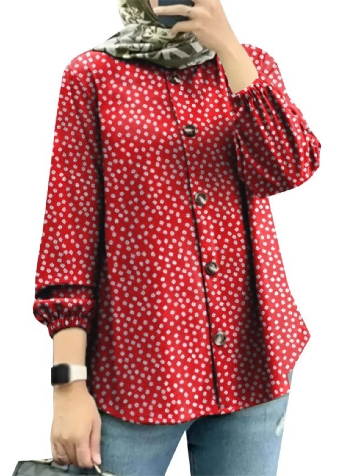 Faionable الأزهار المرأة irt فقاعة Sve العصرية الشرق الأوسط الملايو جديد Sle عبر الحدود الملابس العرقية المرحلة زي