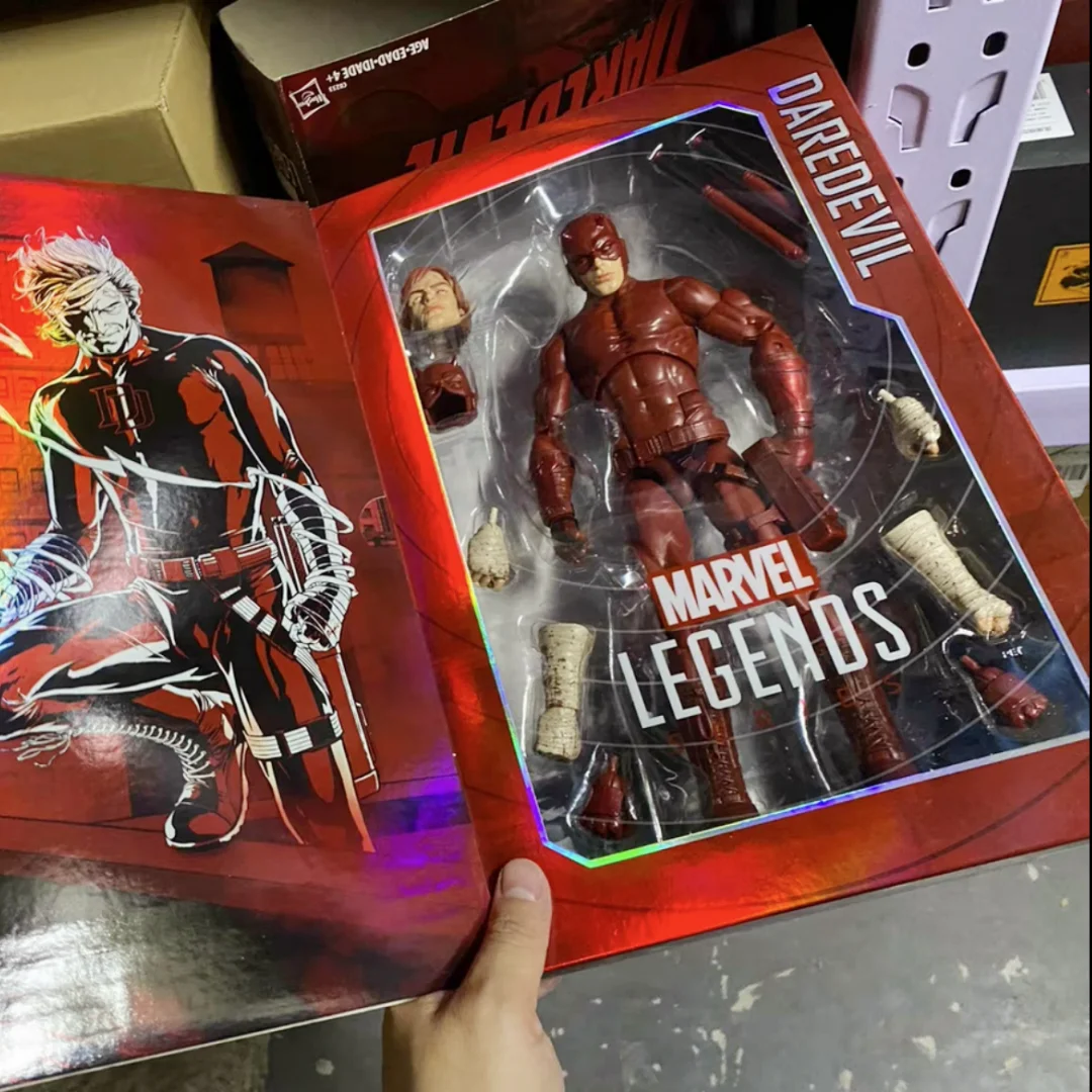 Original Marvel Legends Sdcc 2017 Exclusive 12 Inch Tall Daredevil Action Figure Collectible Pvc Model Toys Birthday Gifts