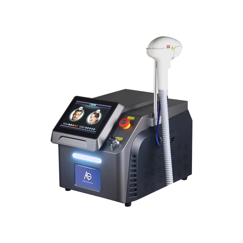 ADG New technology -28℃ handle 900W Painless Permanent Skin Rejuvenation Hair Removal 808nm Diode Laser Machine