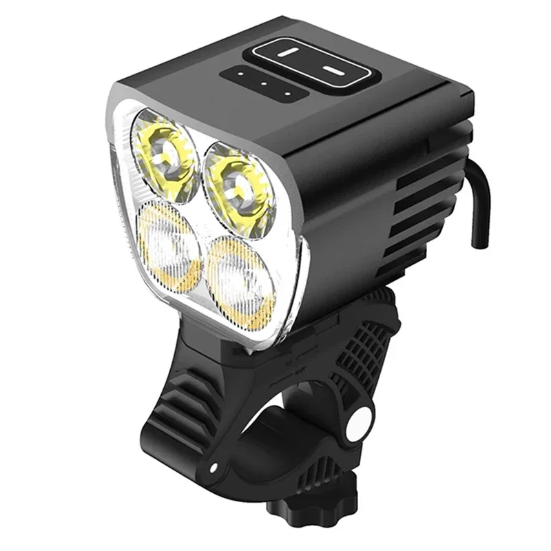 5000 Lumen Cycling Front Light Waterproof Bicycle Headlight High Beam Low Beam Aluminum Alloy Bicycle Lights MTB Bike Front Lamp