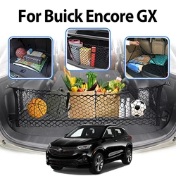 Suitable for Buick Encore GX 2020-2025 Cargo Net Trunk Organizer, Elastic Mesh Storage Net Car Accessories Storage Belt Hook