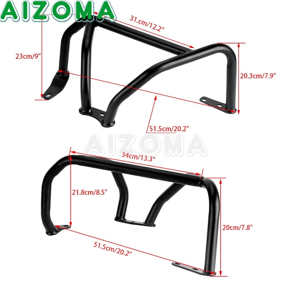 Motorcycle Steel Engine Bumper Guard Crash Bars Protector for Honda Goldwing 1800 GL1800 F6B F6C Tour DCT Stunt Cage Protection