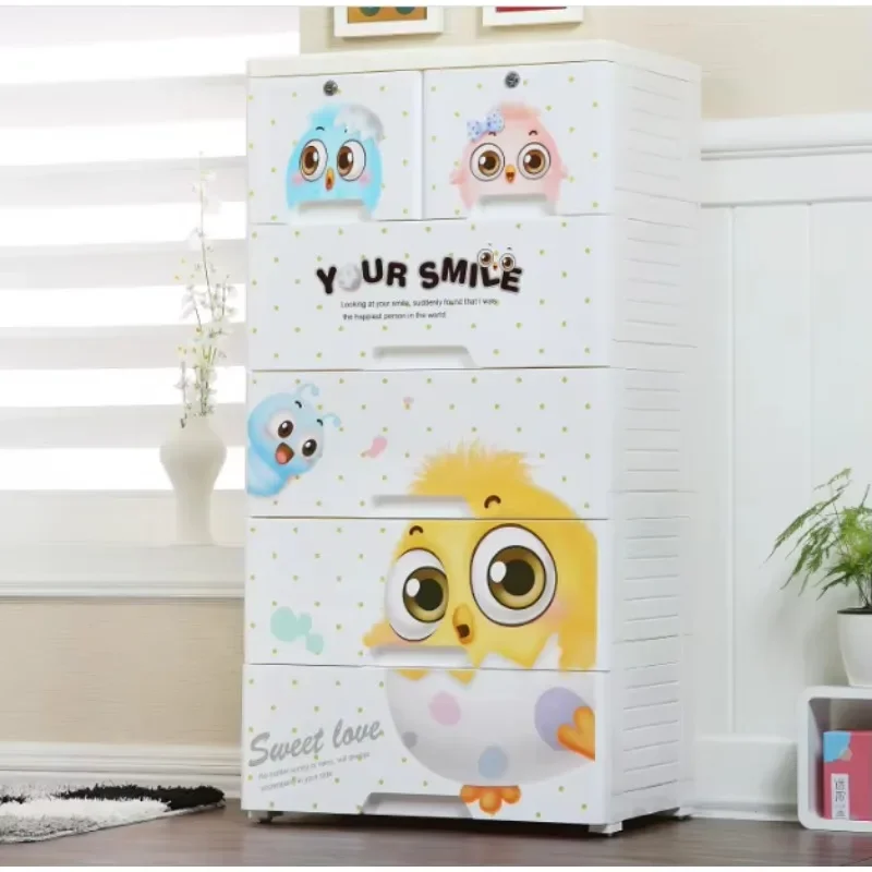 New multi-layer cabinets, children's baby clothes, plastic drawers, lockers, convenient, practical and durable