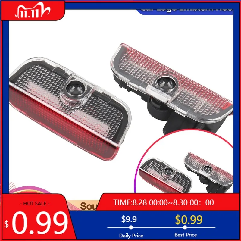 

Капоты для ламп, колпаки ступиц, светодиодные дверные двери автомобиля, проектор с логотипом призрачного теня, аксессуары для VW Tiguan MK1 MK2 Scirocco Touran 5T1