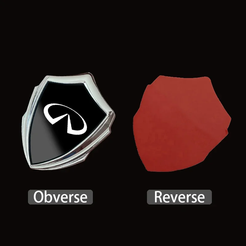 ملصق ثلاثي الأبعاد من ألياف الكربون Q50 ، ملصقات سيارات ديكو خارجية ، ملصق سيارة معدني ، ملحق سيارة ، إكسسوارات سيارات ،-من من من من من الخارج #3