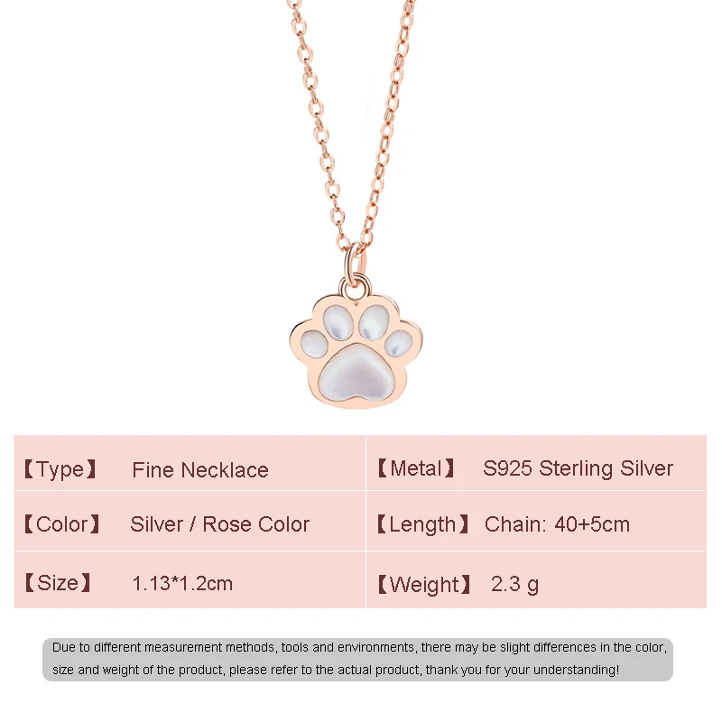 JIALY European Fine Love Cat Paw Item S925 Chain Sterling Silver Cute Pendant For Newfriend Jewelry Birthday Gift new