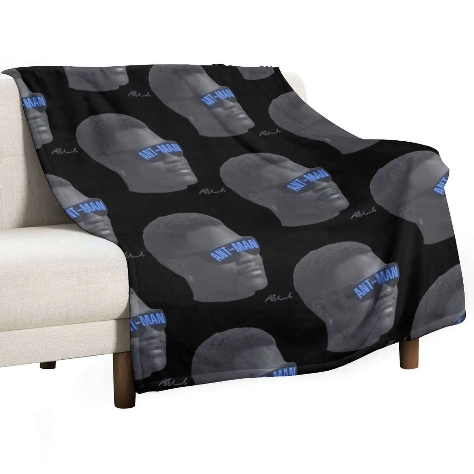 

Anthony Edwards Ant Man Throw Blanket Flannels Plush Blankets