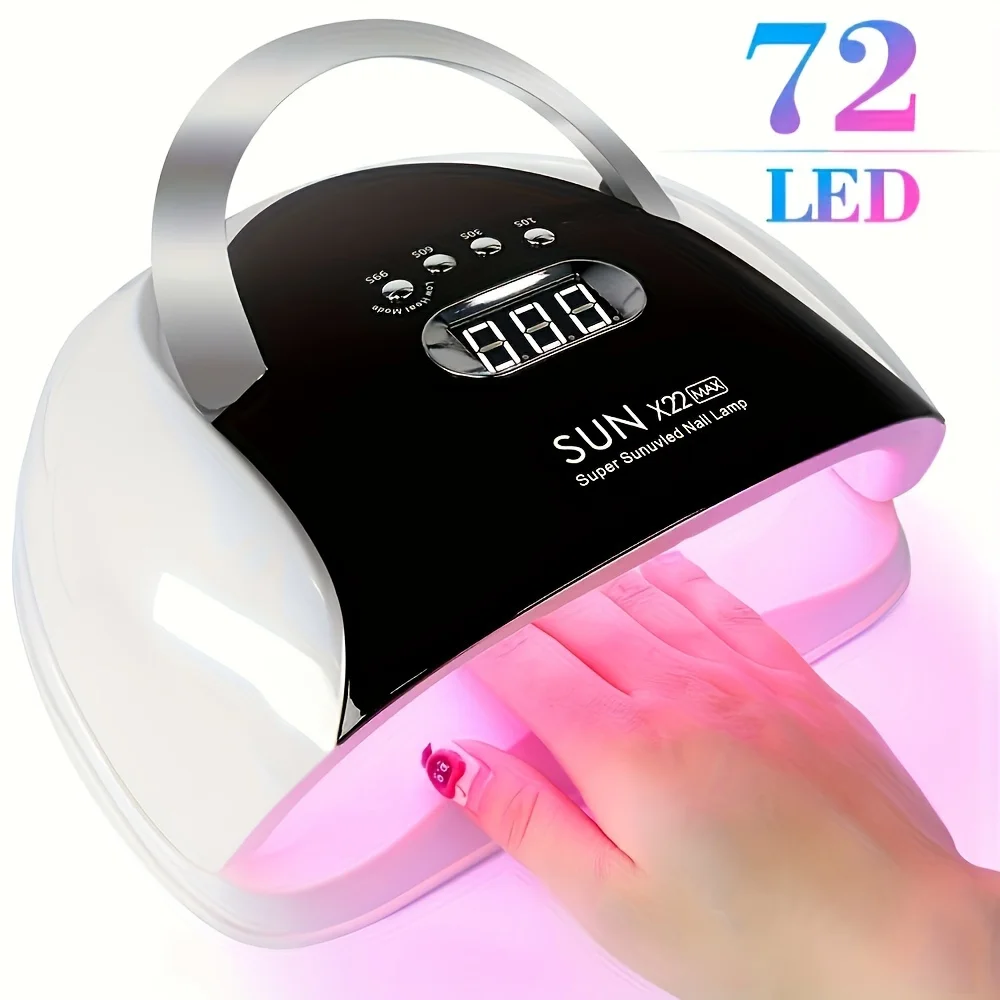 Sun X22 UV LED Lamp For Nail Manicure 72 LEDS Professional Gel Polish Drying Lamps With Timer Auto Sensor Equipment Tools
