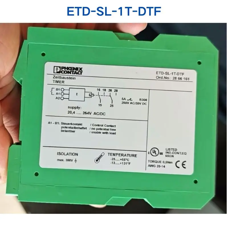 Second-hand test OK for PHOENIX relay ETD-SL-1T-DTF 2866161