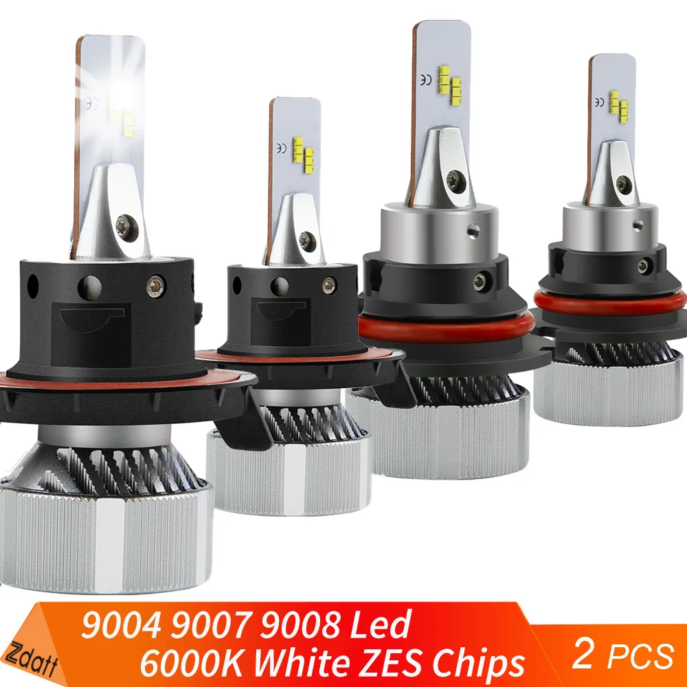 H7 Led Canbus Zdatt Car Headlight Bulbs H4 9004 HB3 HB4 9007 9008 H11 Led 100W 30000LM 6500k Lamps High Low Beam