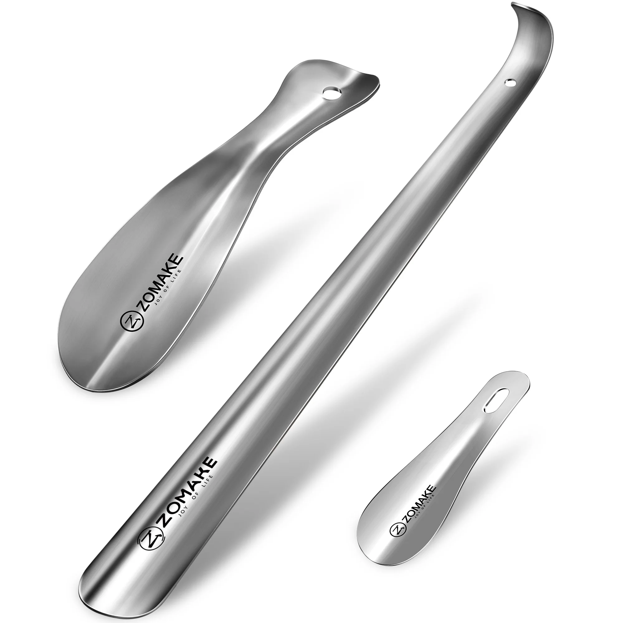 

New Extra Long Shoe Horn 10 19 42 cm Stainless Steel Shoes Remover Silver Slip Shoe Pull Tool Shoehorn Lifter Aid for Men Women