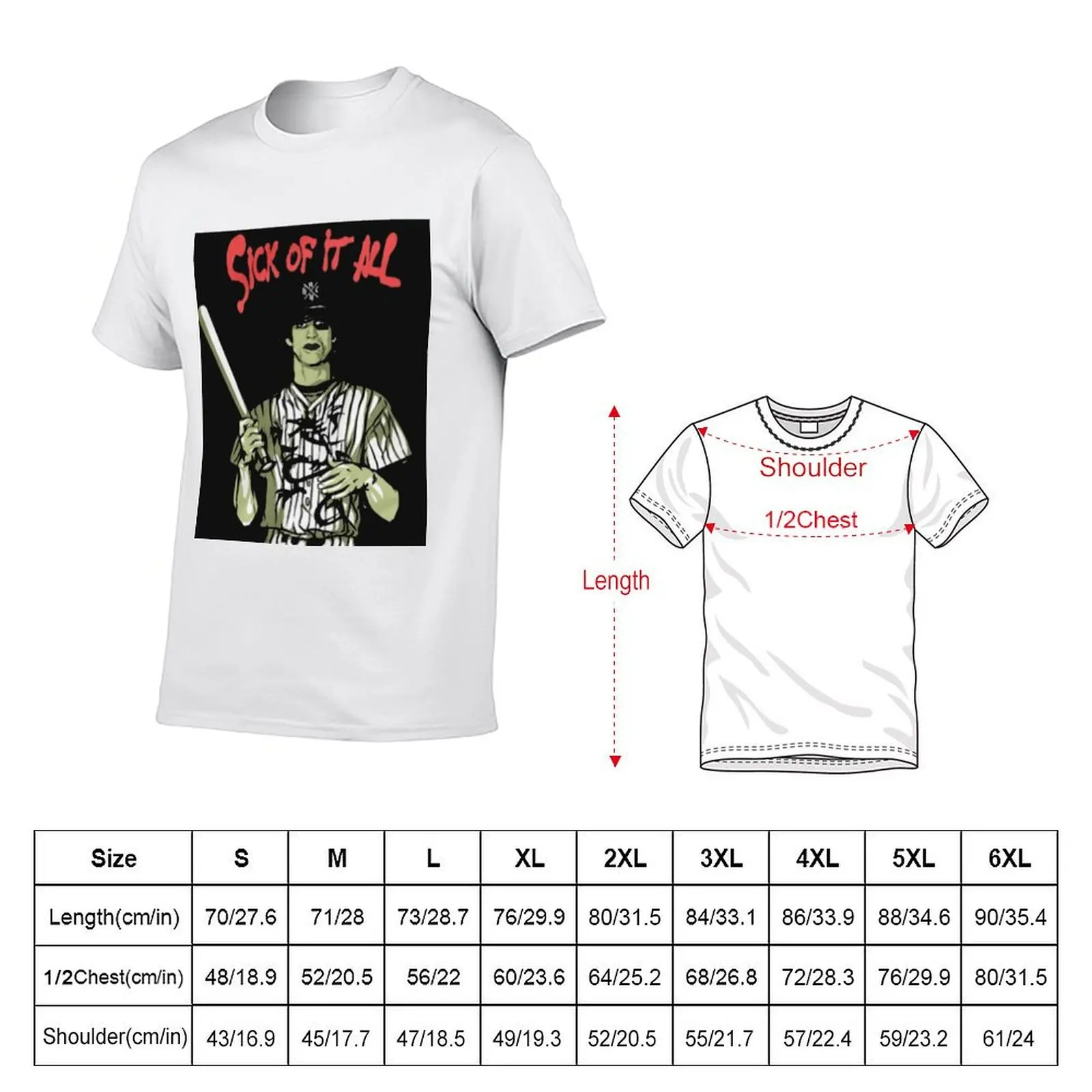 Sick of it all best selling T-Shirt man t shirts graphic t shirt for man T-Shirt