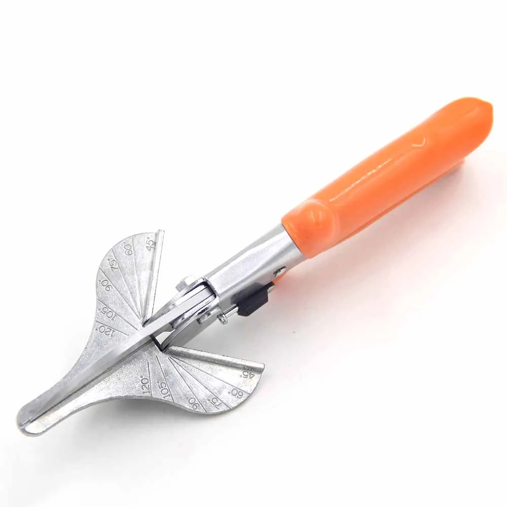 Imagem -02 - Multi Ângulo Miter Shear Cutter Tesoura Ajustável com Lâminas Ferramentas de Corte Manuais para Projetos Faça Você Mesmo 45135 Graus