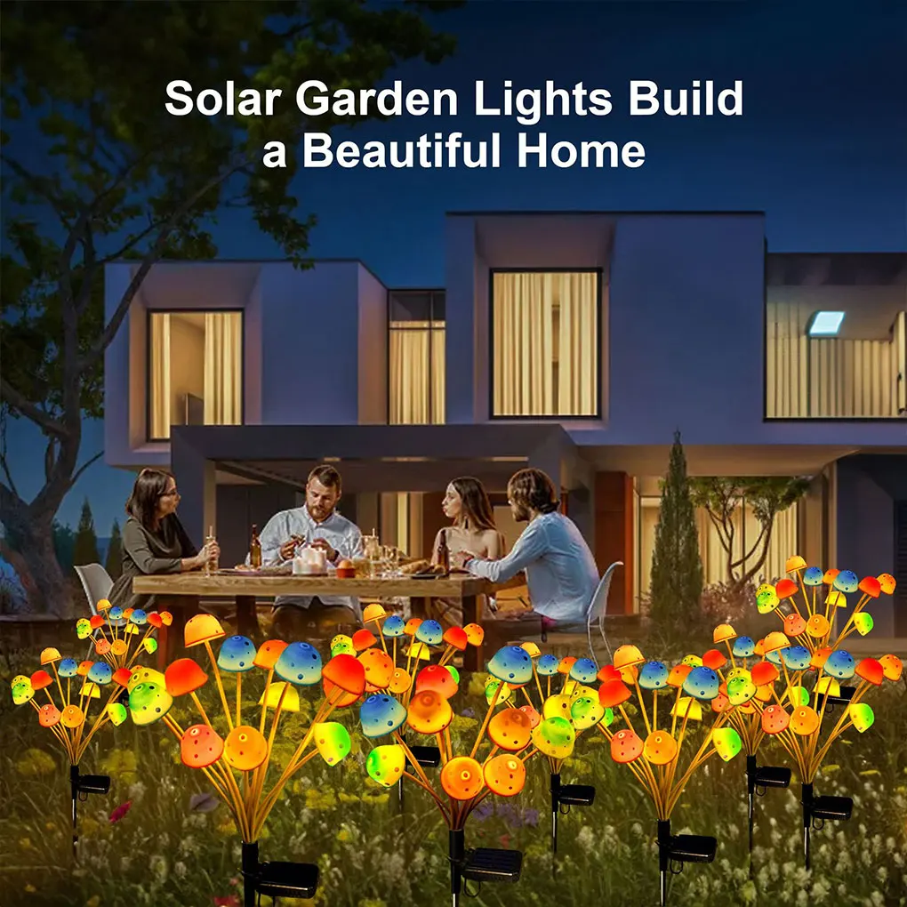 Waterproof Festive Atmosphere Light Solar Powered Ground Plug For Courtyard Long-lasting And Durable