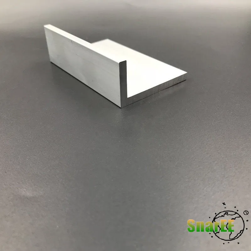 L-shaped Angle Aluminum 25x50x5mm Unequal Angle Aluminum Aluminum Alloy Angle Aluminum  6063 Industrial Angle Aluminum