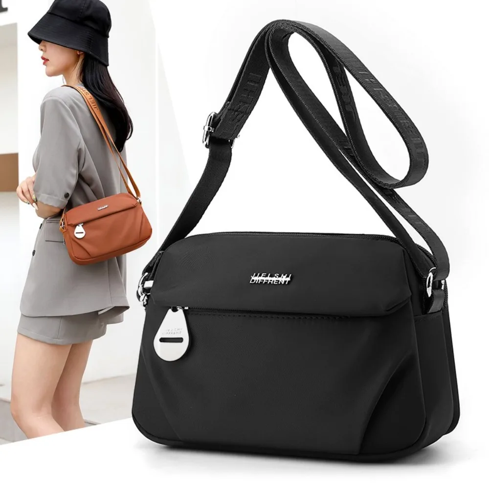 

High Quality Nylon Oxford Cloth Crossbody Bag Large Capacity Waterproof Shoulder Bag Casual HandBag