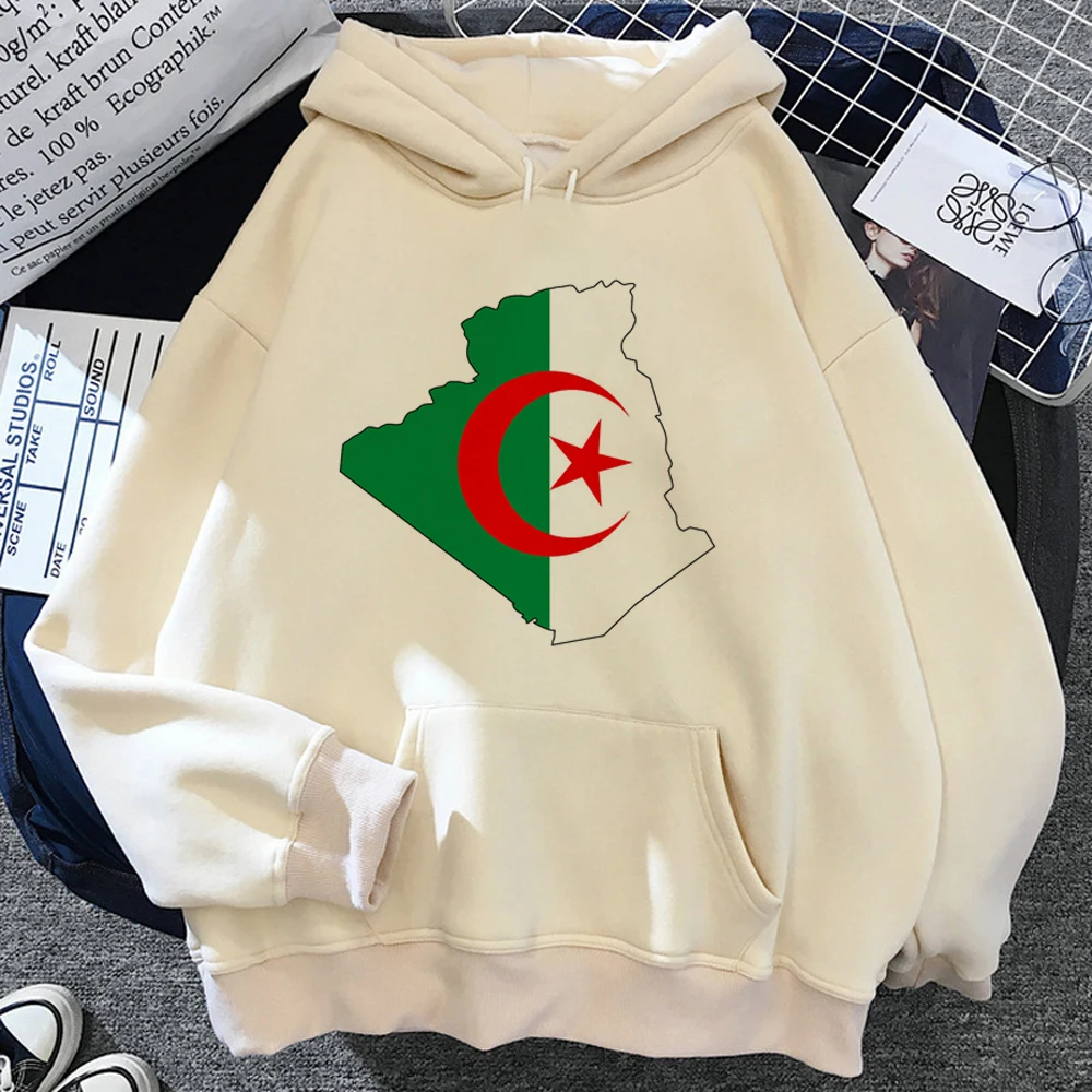 Algeria hoodies women aesthetic y2k aesthetic Hood Hooded Shirt female japanese clothes