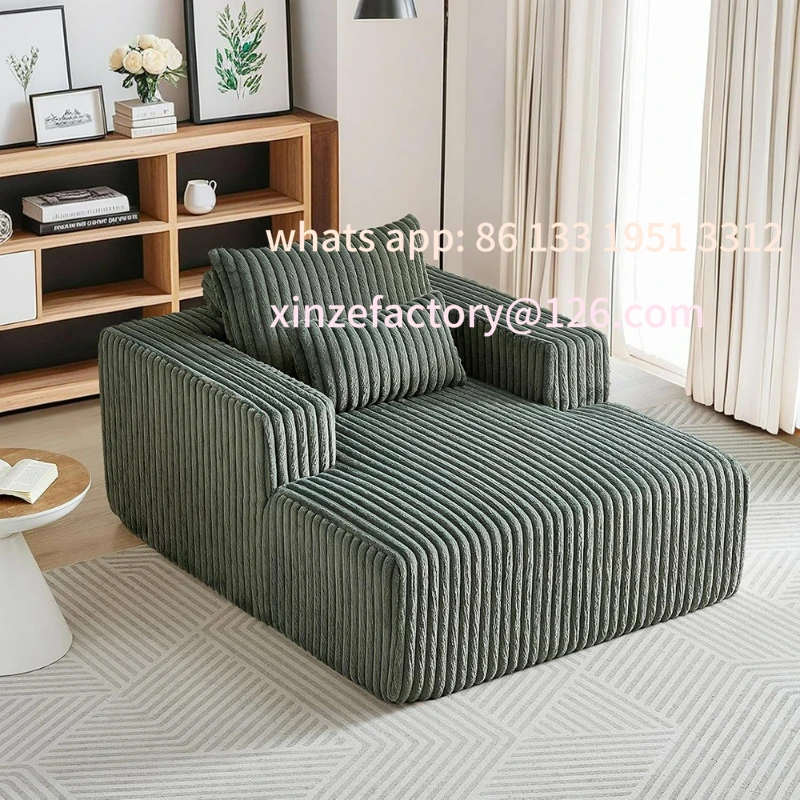 

Customizable Compressible Packaging Removable and Washable Single Sofa High Density Sponge with Pillow Bed Chair
