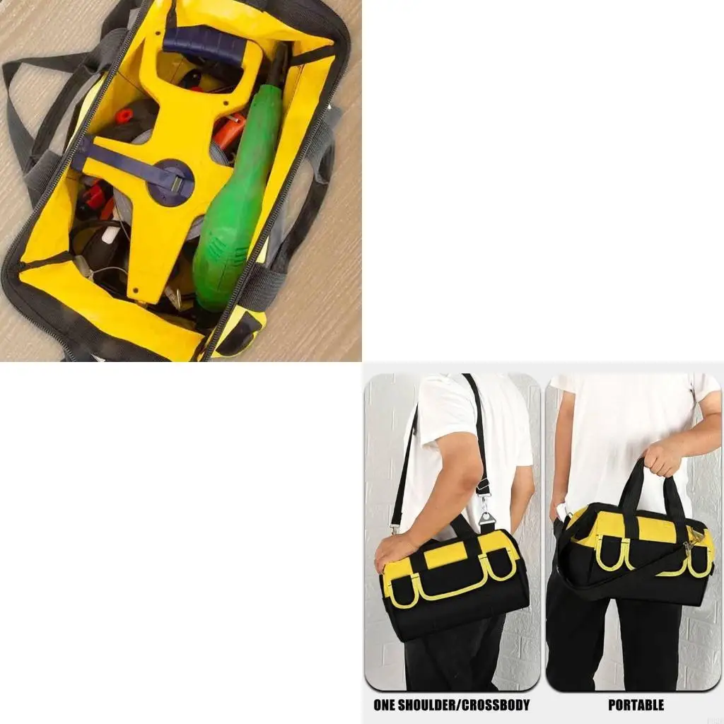 P82E Multifunctiuon Tool Canvas Bag for Home Repairs and Outdoor Project