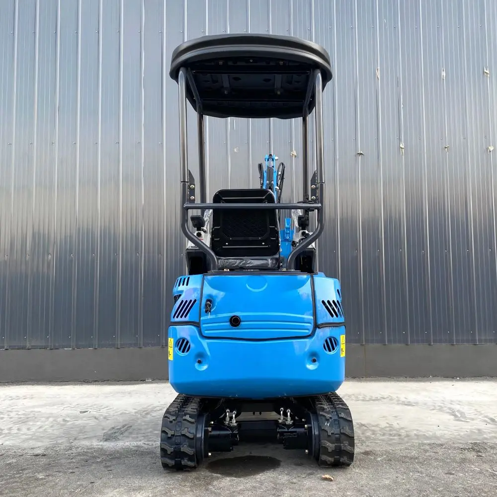 Miniexcavadora TN17w con cabina, pinza para gránulos, máquina de construcción, miniescavadora para uso doméstico, precio.