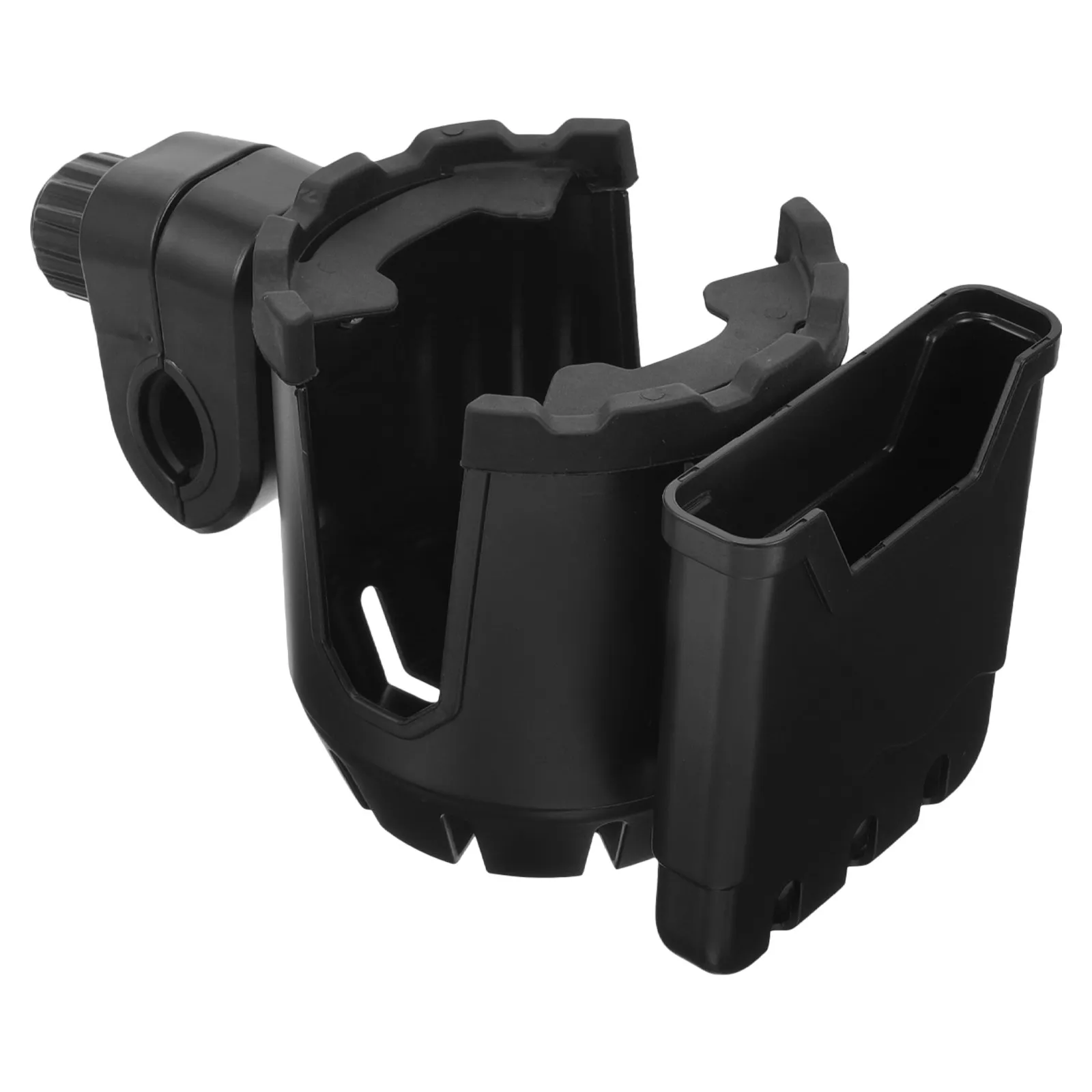 Wheelchair Cup Holder ABS Sturdy Clamp Compatible with Stroller Walker Bike Universal Drink Bottle Holder Wheelchair Accessories