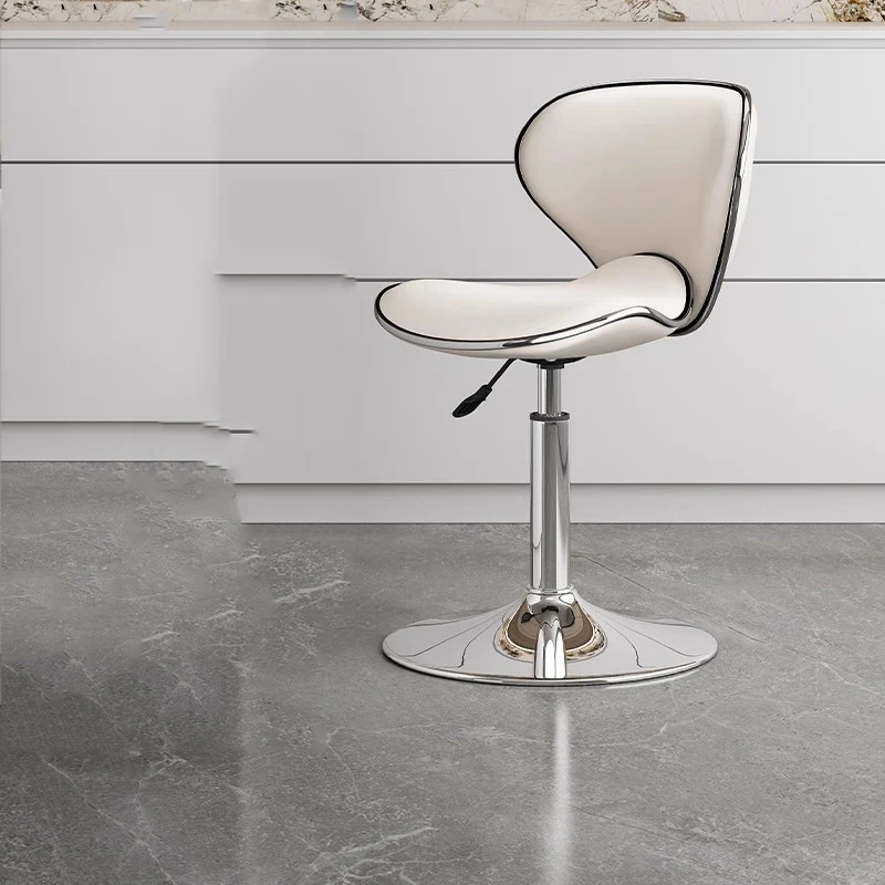 

Portable Minimalist Bar Stools Silver Unique Cute Stainless Steel Bar Stool Swivel Sustainable Silla Para Barra Furniture Luxury