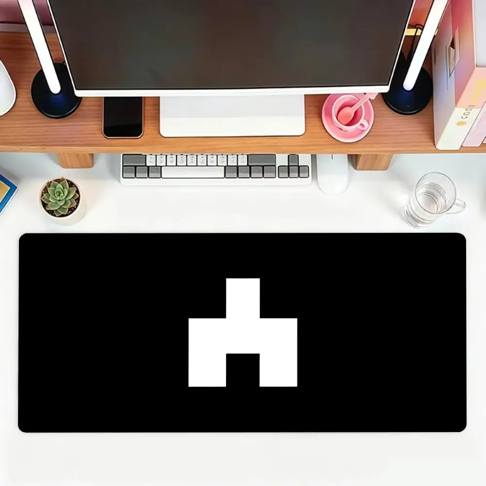 Dystopian series Black Mirror Mouse Pad Large Gaming Mat, Waterproof Non-Slip Mouse Pad with Stitched Edge