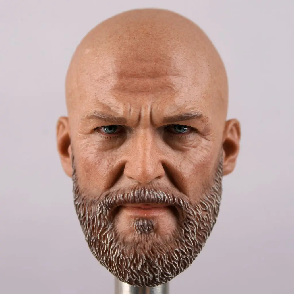 [wamami] 1/6 Ratio Beard Head Engraving Headdress A-20 For 12