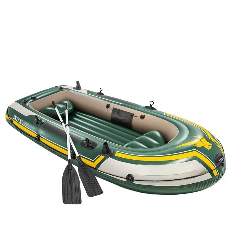 Kayak barca da pesca d'assalto gommone spesso resistente all'usura hovercraft 2 3 4 persone