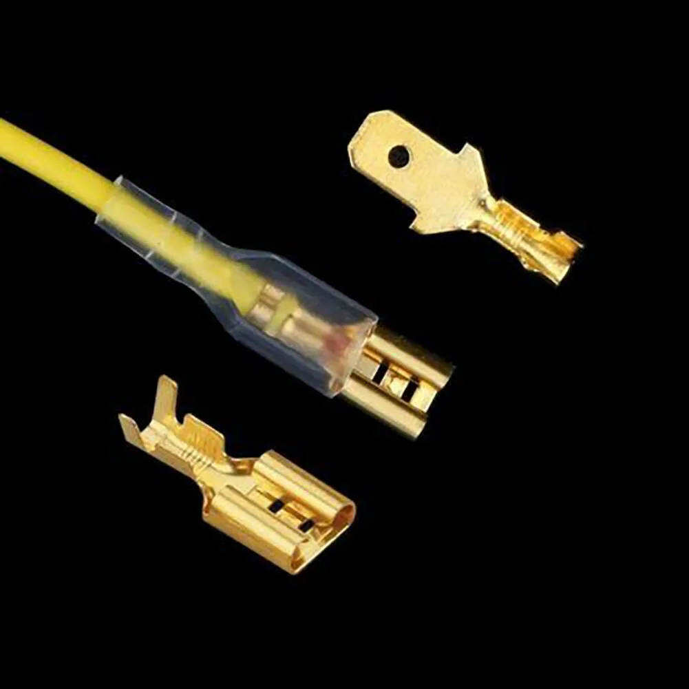 Complete Your Electrical Wire Crimping with 360 Piece Spade Terminal Connectors Kit Includes Insulating Sleeves