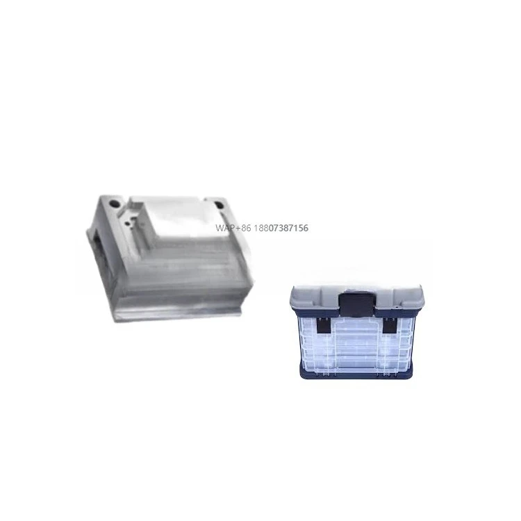 Plastic fishing toolbox custom new mold