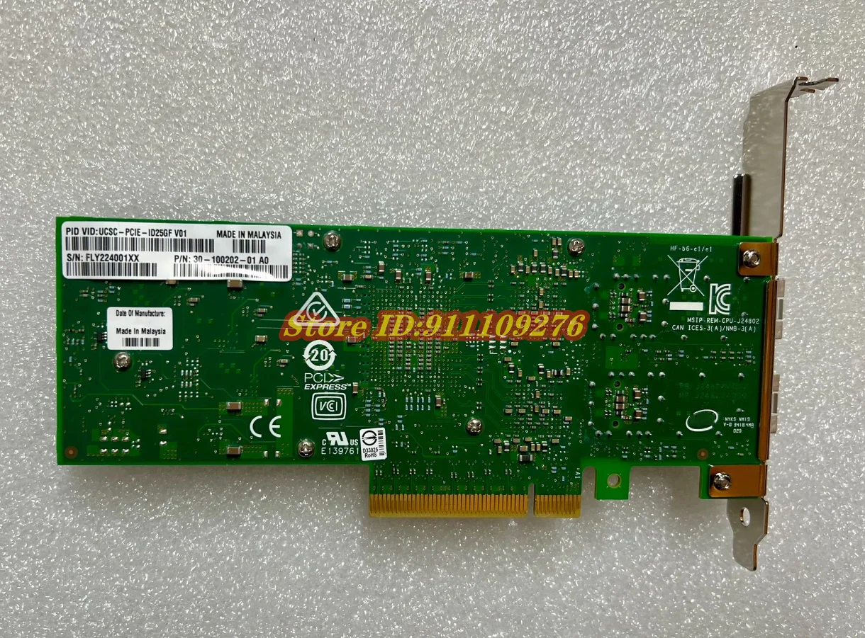 XXV710DA2 for INTEL ETH NETWORK ADPTR, UCSC-PCIE-ID25GF ,Refurbished