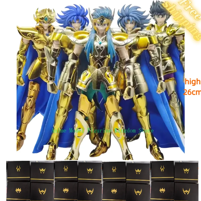 Figuras de Saint Seiya Myth Cloth en Stock: Piscis Afrodita, Escorpio Milo, Acuario Camus, Capricornio Shura, Leo Aiolia, Géminis Saga Plus 3.0