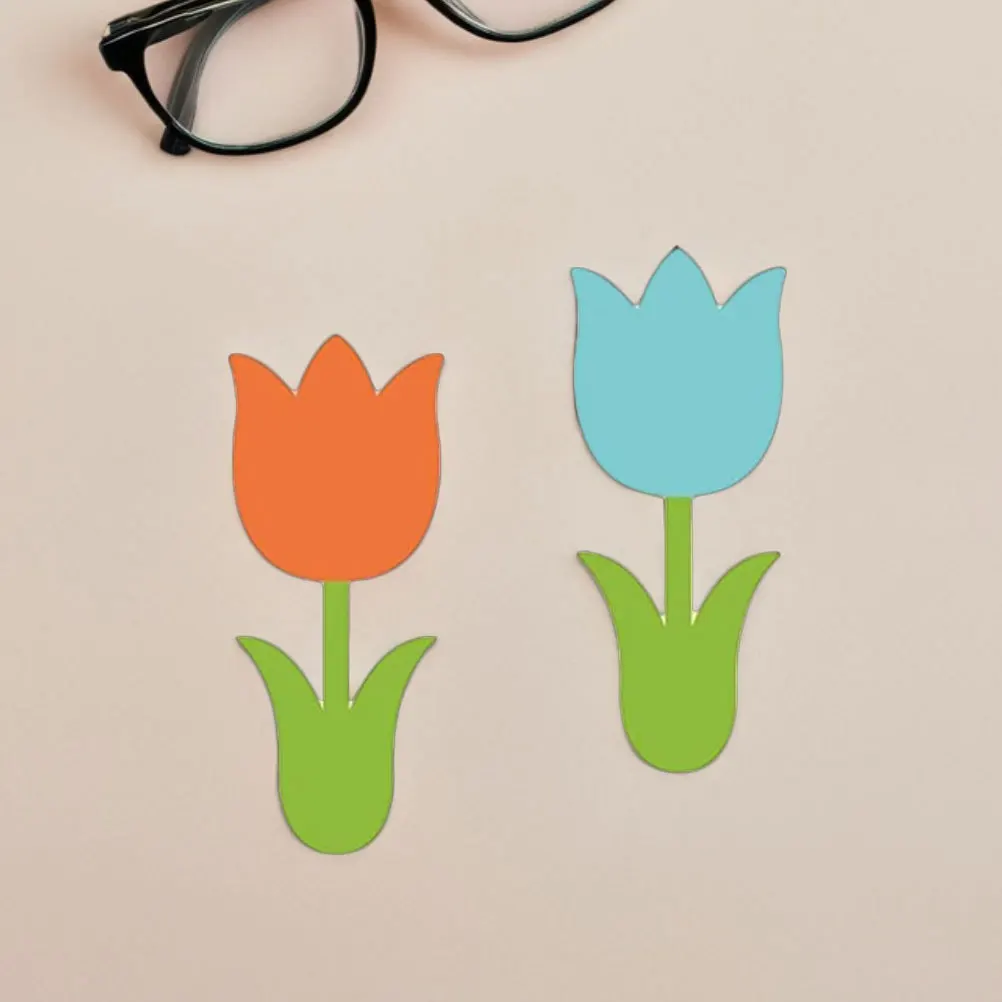 

45Pcs Tulip Paper Cutouts Colorful Decorations Classroom Party Bulletin Board Decor Paper Cutout Flowers Cutouts