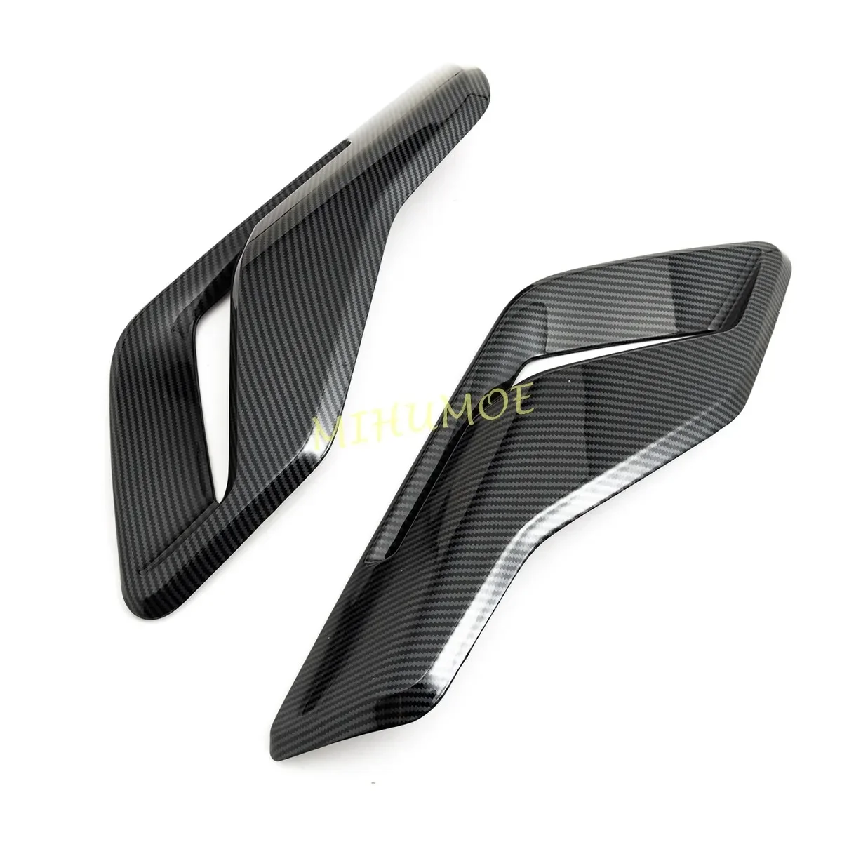 Carbon Fiber Front Fender Side Air Vent Trims For 2021-2024 Ford F-150 Raptor