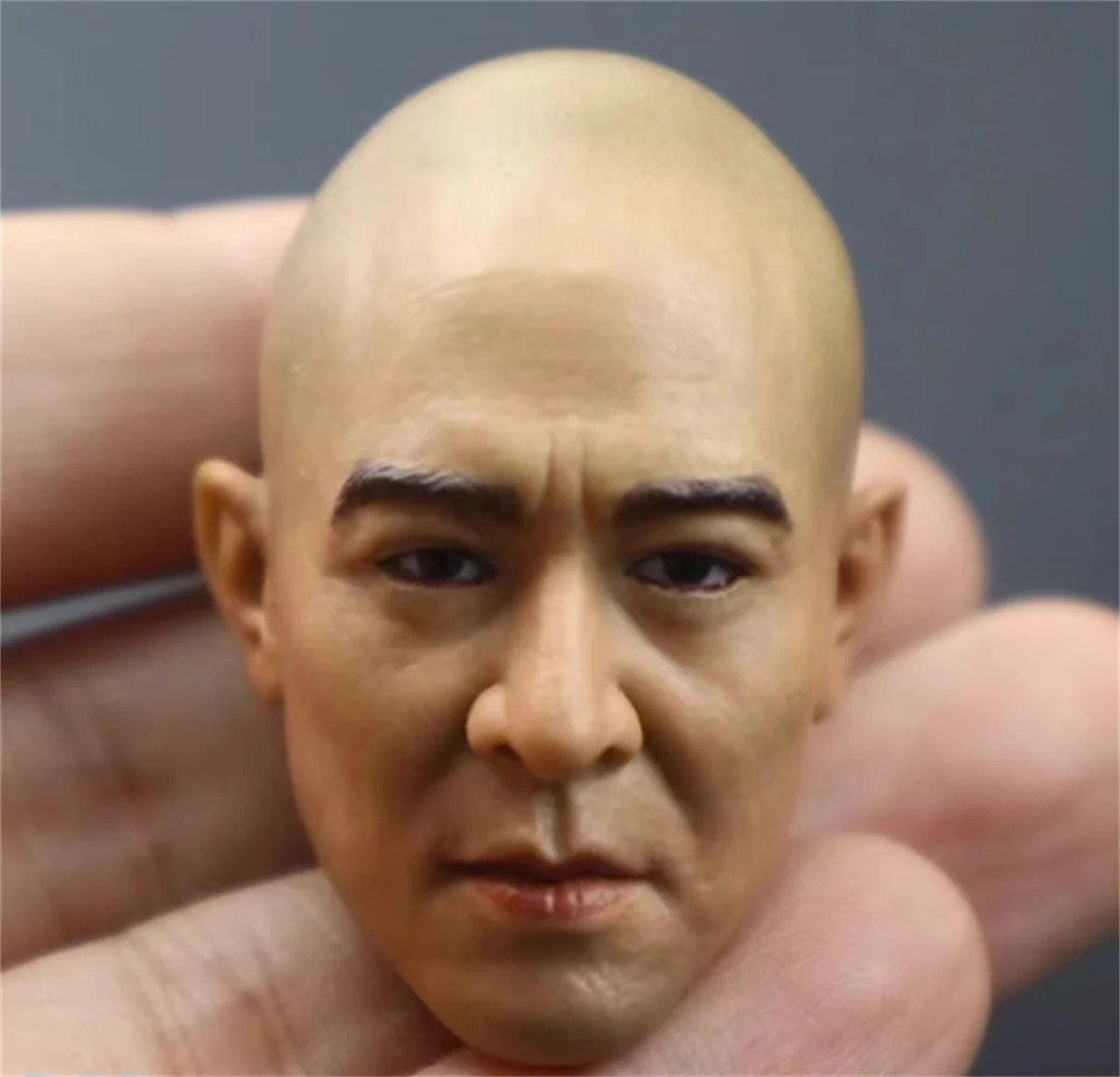 1/6Scale  Head Sculpt  1/6 Asia Orient Chinese's Kung Fu  Asia Star  Model Soldier Sculpture Carving Fit 12'' Inch  Figure Toys