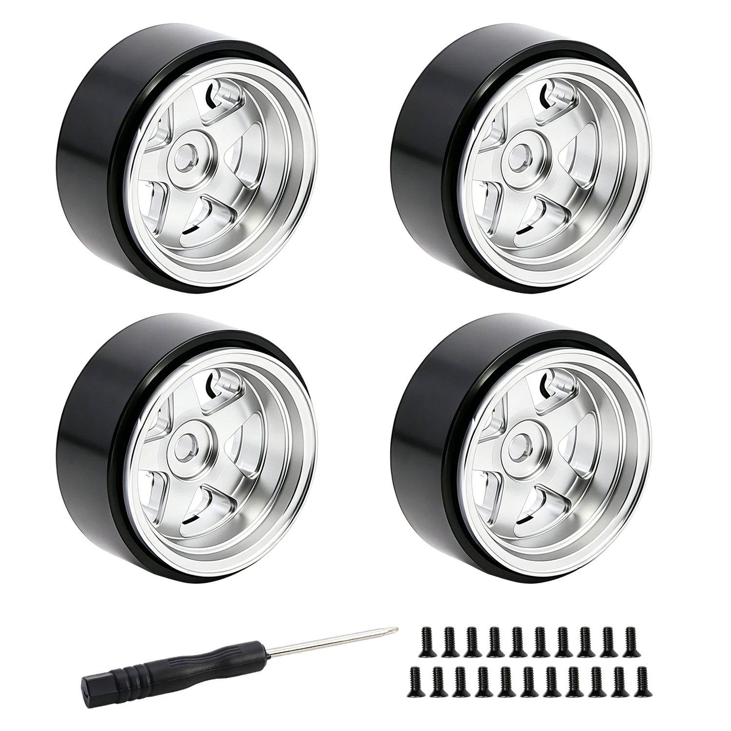 4Pcs Aluminum 0.7