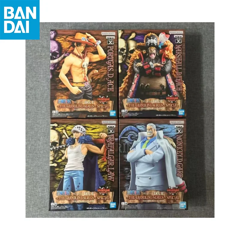 

Подлинная Bandai Banpresto Dxf The Grandline Series Special Portgas D Ace Law Marshall D Teach Garp ПВХ Фигурка Аниме Модель Игрушки