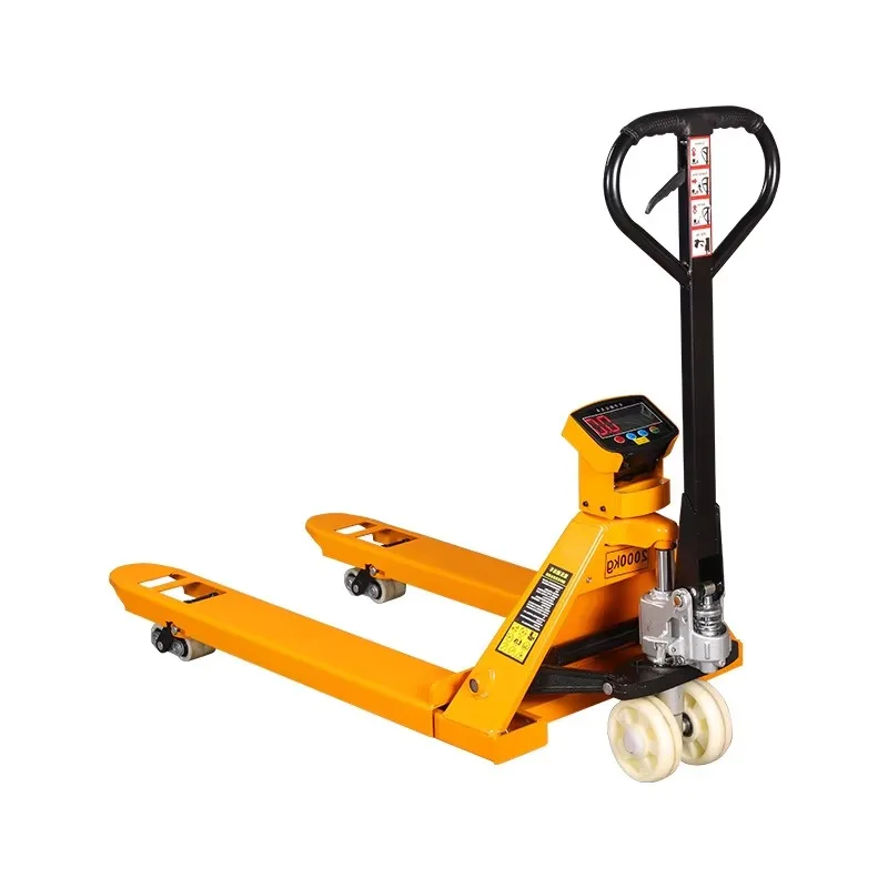 2Ton 3Ton Hydraulic Weighing Pallet Truck Electronic Scale Pallet Jack Weighing Forklift For Logistics Goods Weighing Handling